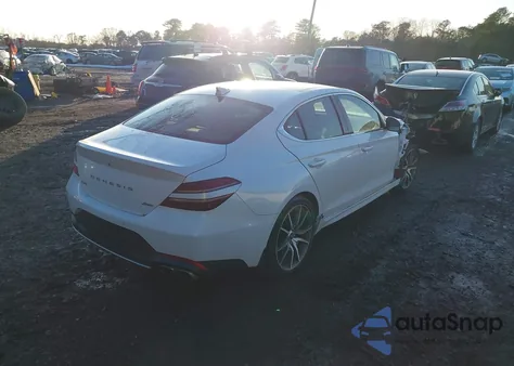 2022 Genesis G70 2.0T Awd из США, поврежденный, VIN KMTG34TA6NU089544